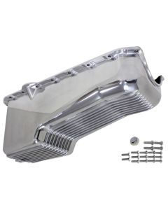 SB Aluminum Stock Capactiy Oil Pan - Retro Fin