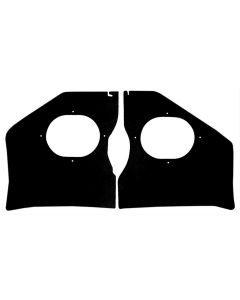 Classic Chevy Kick Panels, Black, 1956