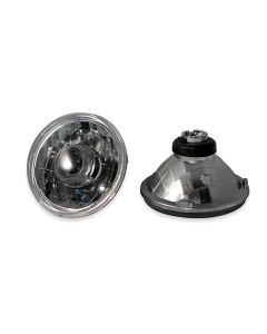 Classic Chevy -7 Inch Round Projector Headlights, Chrome, 1955-1957
