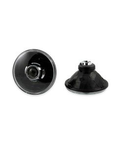 7" Round Projector Headlight, Black