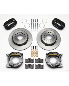 Chevy Wilwood Rear Parking Brake Kit, Dynalite Pro Series, 12.19" Solid Rotor, 1955-1957