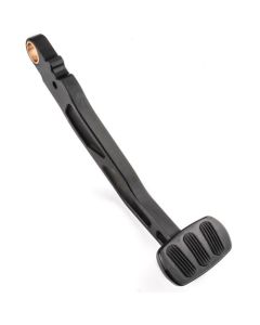 Chevy Billet Aluminum Brake Pedal Arm, Black, Automatic Transmission, Lokar, 1955-1957