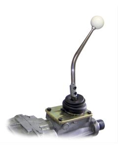 Shifter Lever, Lokar, Single Bend, for Tremec/Borg Warner T5, T45, T56 Manual Transmissions, Chrome Finish