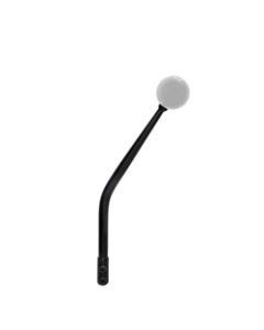 Shifter Lever, Lokar, Single Bend, for Tremec TKO 500, 600, And T56 Magnum Manual Transmissions, Midnight Series