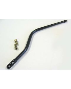Shifter Lever, Lokar, Double Bend, 16-Inch, for Tremec TKO 500, 600, and T56 Magnum Manual Transmissions, Midnight Series