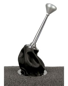 Shifter Boot, Classic Round, With Stainless Ring And Bezel, Lokar