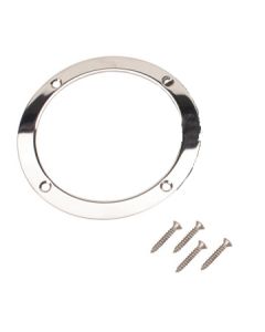 Shifter Boot Ring, Round, Polished Stainless, Lokar
