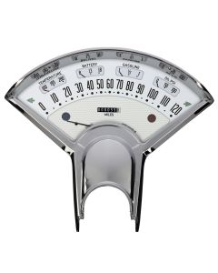 Chevy Gauge Kit, Classic Instruments, BelEra III, White, 1955-1956