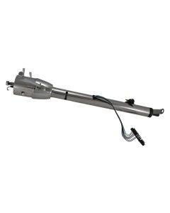 Chevy Flaming River Tilt Steering Column With Shifter, With Neutral Safety Switch, Polished SS, 1955-1956