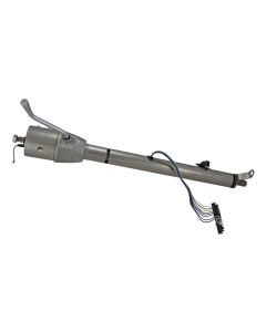 Chevy Flaming River Tilt Steering Column, With Neutral Safety Switch, Paintable Finish, 1955-1956 (Shifter On Column)
