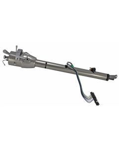 Chevy Flaming River Tilt Steering Column With Shift Indicator, With Neutral Safety Switch, Polished SS, 1955-1956