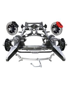 Chevy Custom Modern Chassis, Upgrades - 13" Wilwood Brake, Polished SS Arms & Bars, 1955-1957