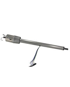 57 Chevy Flaming River Steering Column, Tilt Function, Paintable Finish, (Floor Shifter)