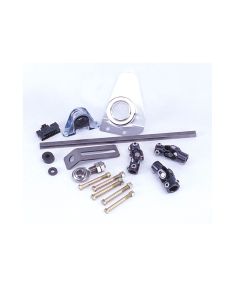 Flaming River 1957 Chevy Manual Rack & Pinion Cradle Kit - Polished Column Shift Tilt Column
