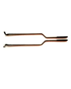 Chevy Front Door Lock Rods, 4-Door Hardtop, 1956-1957