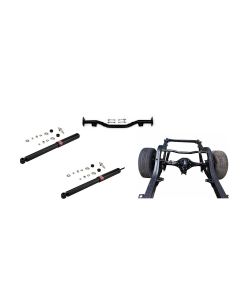 Chevy Rear Shock Bar Re-Location Kit W/ KYB GR-2 Shocks For Standard Or Lowered Cars, 1-Piece Frame, 1955-1957