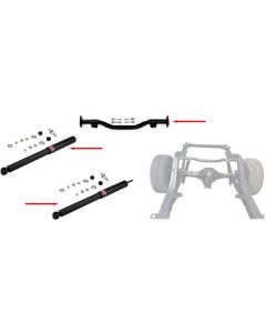 Rear Shock Bar Re-Location Kit,Std/Lowered, 2-Pc Frame,55-57