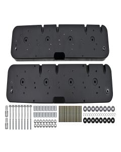 GM LS Engine Valve Cover Adapter Kit, Black