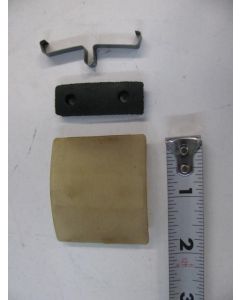 1956-1957 Chevy 4-Door Hardtop Rear Window Anti-Rattle Pad For Front Guide Assembly, Used