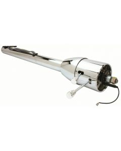 1955-56 Chevy CPP Chrome Tilt Steering Column For Cars With Floor Shifters