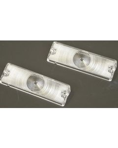Full Size Chevy Parking Light Lenses, Clear, Impala, 1965