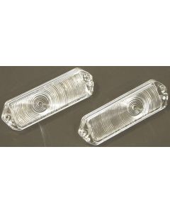 Full Size Chevy Parking Light Lenses, Clear, Impala, 1963