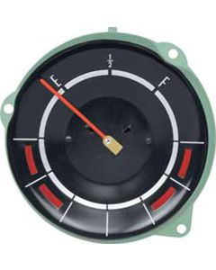 Full Size Chevy Fuel Gauge, With Temp and Alt Warning Lights, 1965