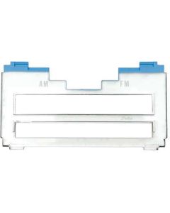 Full Size Chevy Radio Lens, With White Letters, AM & FM Mono, 1971-1972