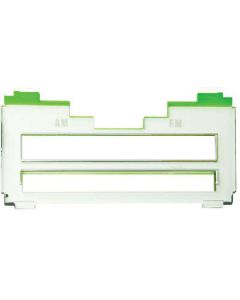 Full Size Chevy Radio Lens, With White Letters, AM & FM Mono, 1969-1970