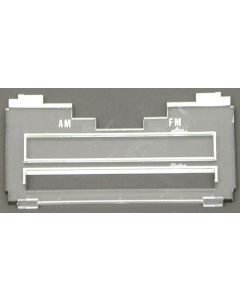 Full Size Chevy Radio Lens, With White Letters, AM & FM Stereo, 1969-1970