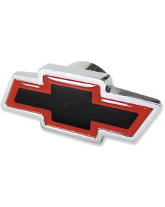 Chevelle Air Cleaner Top Wing Nut, Bowtie Logo Shape, Large, Chrome, 1964-1983