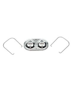 Chevelle Master Cylinder Cover, Double Clip, 5" x 3"