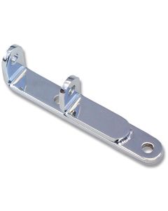 Chevelle Alternator Bracket, Small Block, Lower, Chrome, For Engine With Exhaust Headers & Short Water Pump, 1964-1968