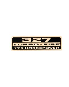 1967-1968 Chevelle , 327 Turbo-F Valve Cover Decal 275 Hp