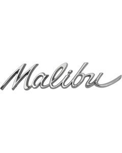 Emblem,"Malibu",Rear Quarter,1964