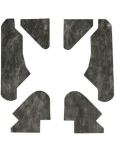 Chevelle Hood Insulation Pads, For Non-Functional Cowl Hood, 1970-1972