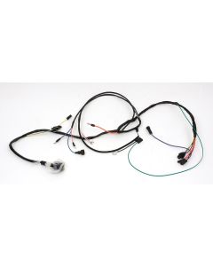 Chevelle Engine Wiring Harness, 6 Cylinder, For Cars With Warning Lights & Air Conditioning, 1966