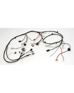 Chevelle Front Light Wiring Harness, 6 Cylinder, For Cars With Warning Lights, 1970
