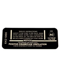 Decal,Kleerview Windshield Washer,64-67