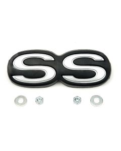 Chevelle Bumper Emblem, Rear, Super Sport (SS), 1971-1972