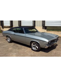 Chevelle Body Stripe Kit, Black, Super Sport (SS), 1969