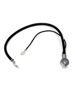 Chevelle Battery Cable, Spring Ring, Negative, 6 Cylinder &V8, For Cars With Standard Battery, 1967