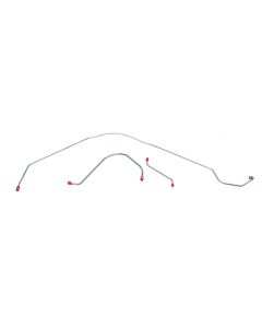 Chevelle Brake Line Set, Front, Malibu, For Cars With Manual Drum Brakes, 1964-1965