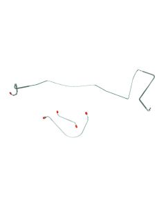 Chevelle Brake Line Set, Front, SS & Z16, For Cars With Power Drum Brakes, 1965-1966