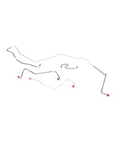Chevelle Brake Line Set, Front, Super Sport (SS), For Cars With Power Drum Brakes, 1967