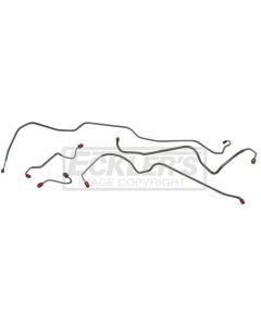 Chevelle Brake Line Set, Front, For Cars With Power Disc Brakes, 1969