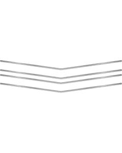 Chevelle Grille Moldings, Horizontal, 1970