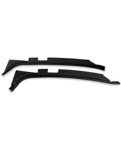 Chevelle Door Jamb Windlace, Black, 2-Door Coupe & Convertible, 1968-1969