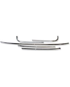 1966-67 Chevelle Windshield Moldings, Coupe and Convertible