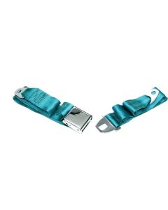 Chevelle Seat Belt, Front, Turquoise, 1964-1966 Early